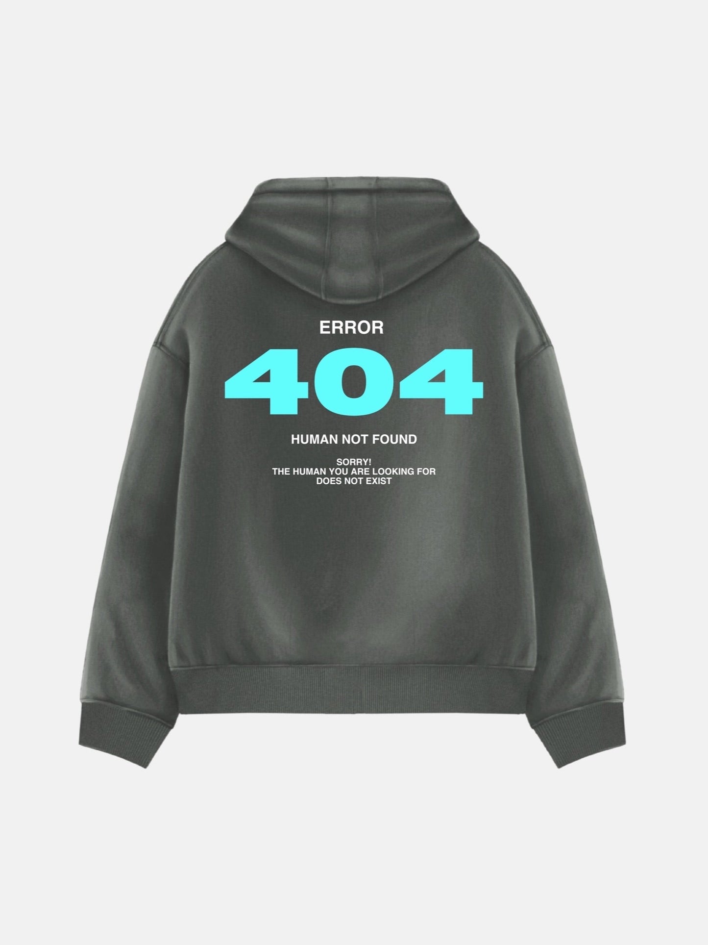Oversize 404 Hoodie - Antraciet