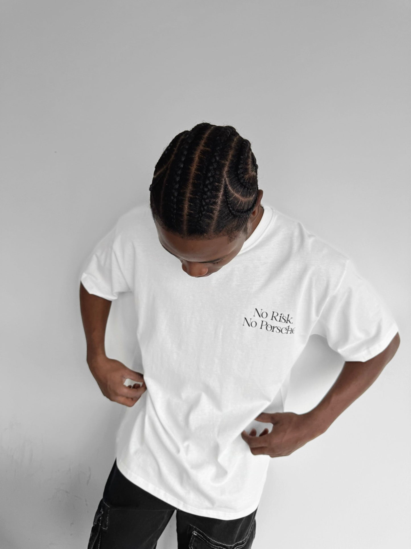 Oversize Porsche T-Shirt - Ecru