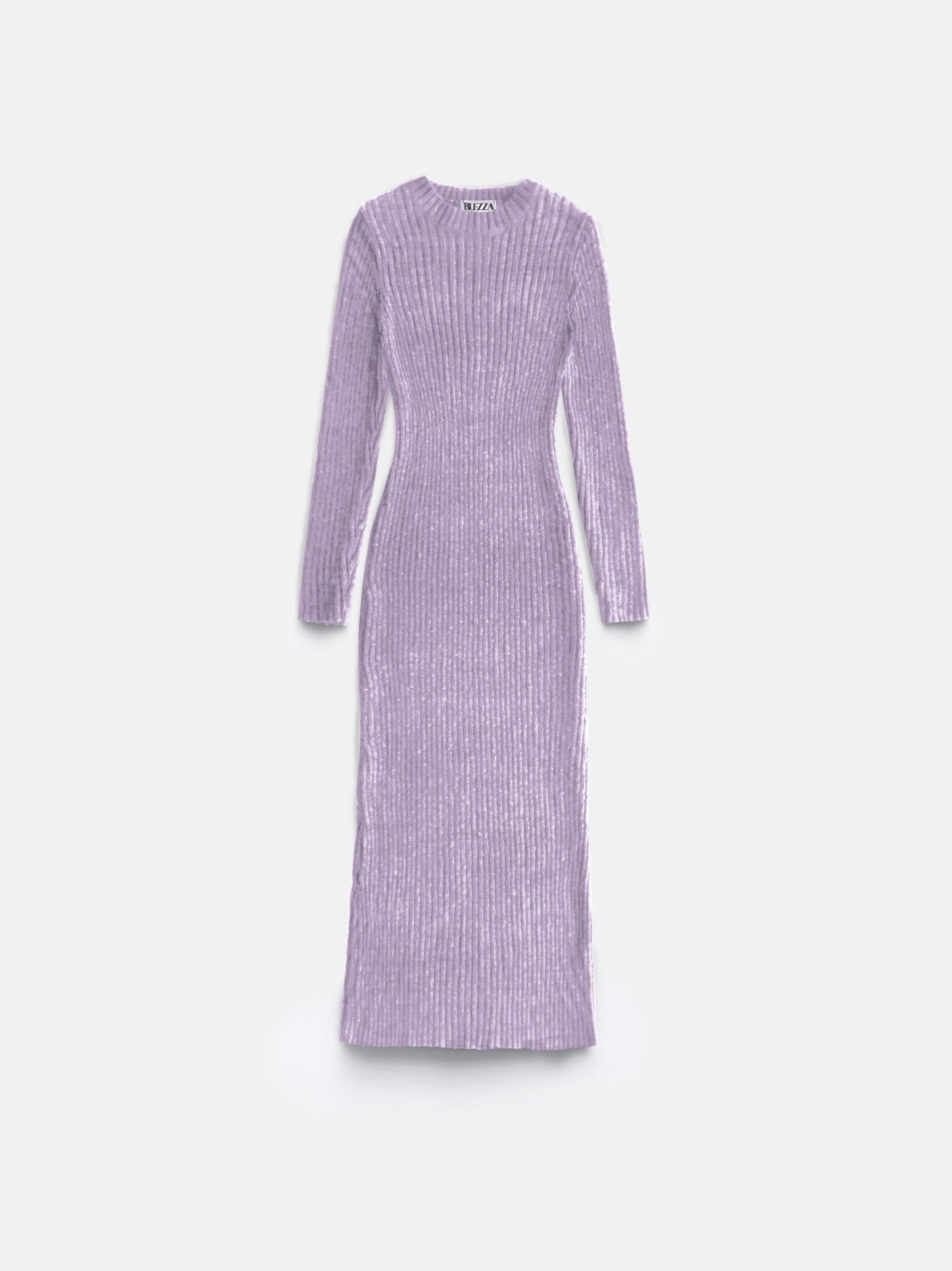 Maxi Gebreide Jurk - Lila