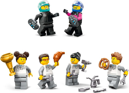 LEGO City F1 Garage with Mercedes-AMG and Alpine Cars Kit
